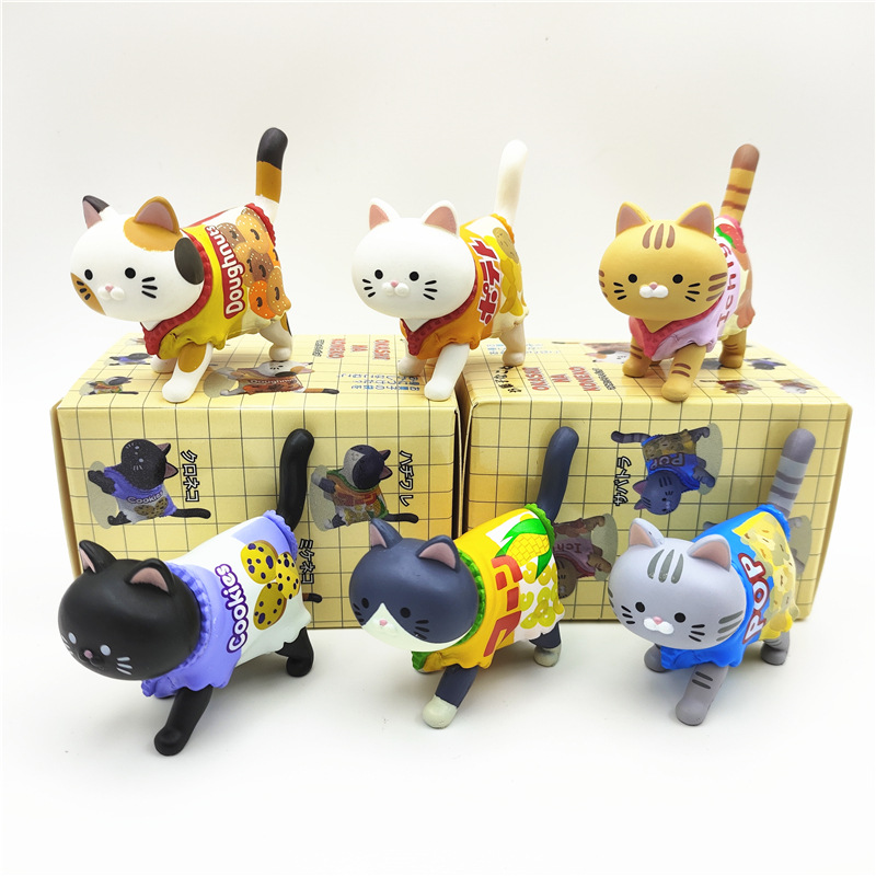 Kids Toys Packaging - Cute Cat Blind Box Wearing Candy