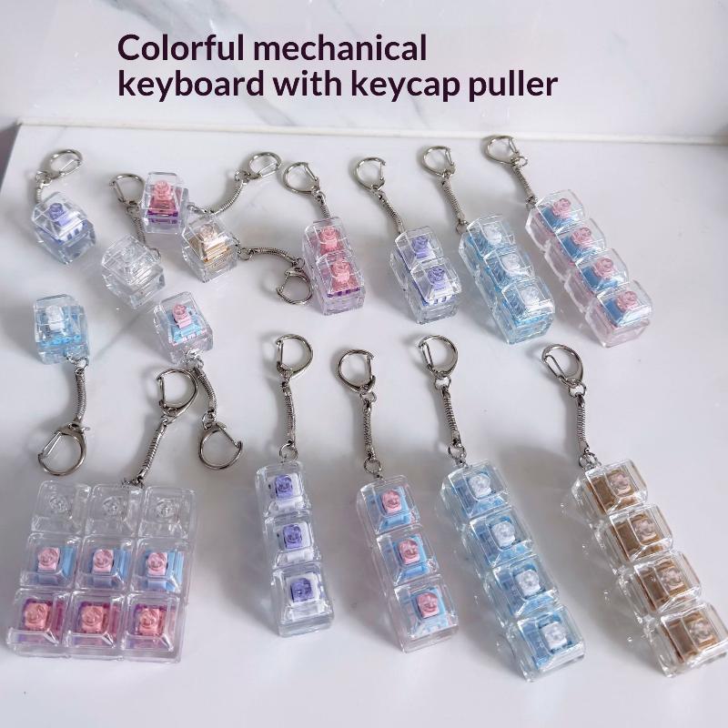 Kid Toys Ads - 【AD】1/2/3/4/9 Key Keyboard Toys Crystal Keycap