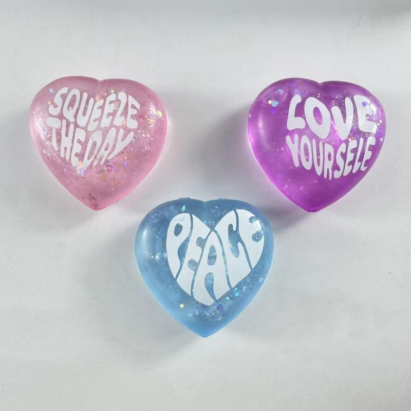 Kids Toys Quotes - * New Sale Glitter Heart Shaped