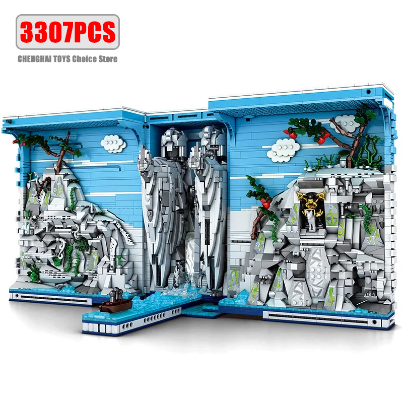 Kids Toys Egypt - 3307PCS Egypt Kingdom Bookend Building Blocks