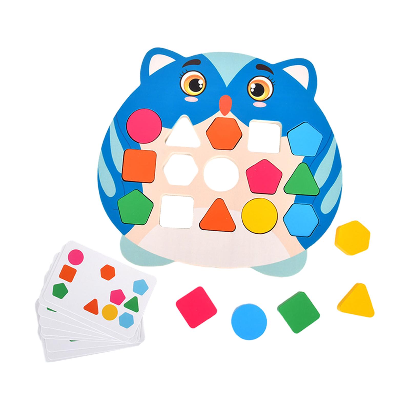 Kids Toys Under £5 - Shape Matching Game Activity Toy Early