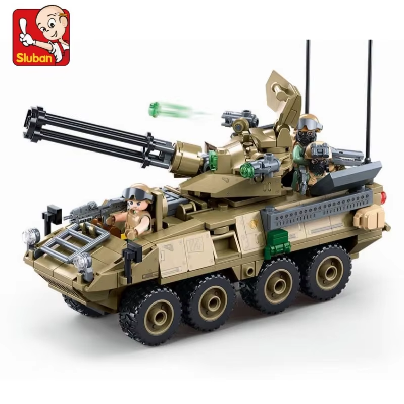 Kid Toys Ads - Sluban 310PCS OEF Stryker-ADS Building Blocks