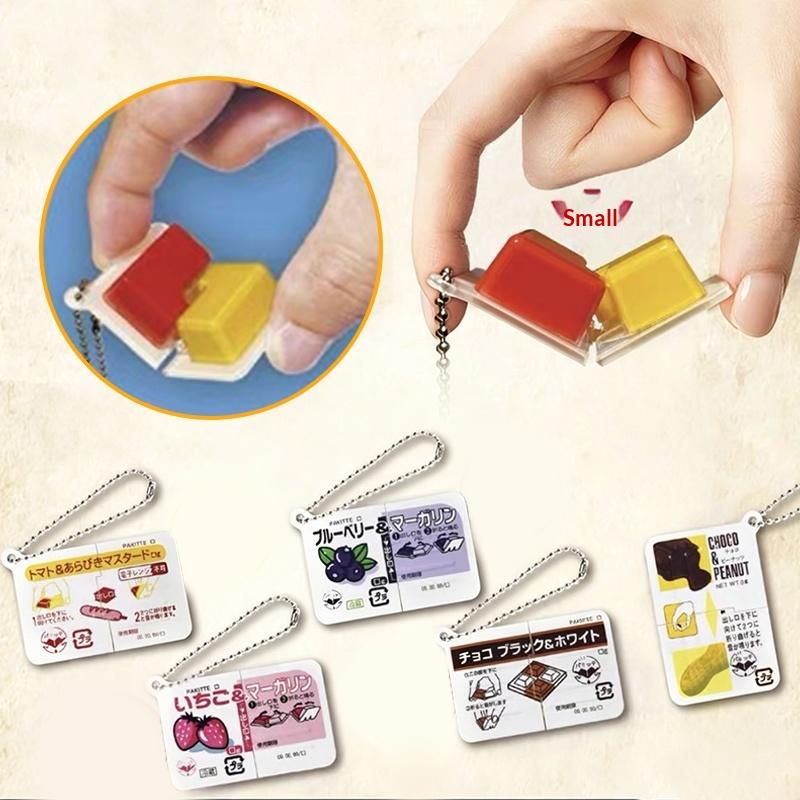 Kids Toys Bag - Mini Jam Snap Fidget Toys Food-Themed