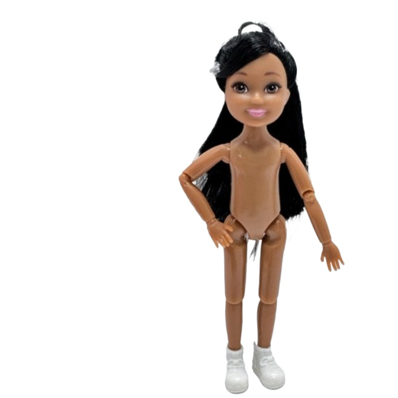 Kids Toys Under £5 - 5-inch Little Doll Tan Skin 14.5cm