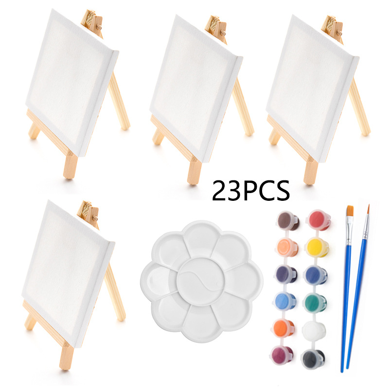 23Pcs Mini Easel Drawing Board - Kids Art Easel 评论和价格
