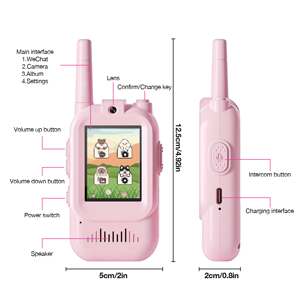 Kids Rechargeable Video Walkie - Kids Toys Videos 评论和价格