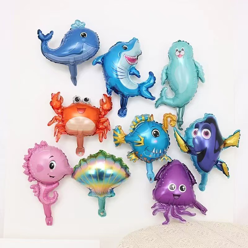9pcs Mini Sea Word Theme Crab  - Water Balloon Set 评论和价格