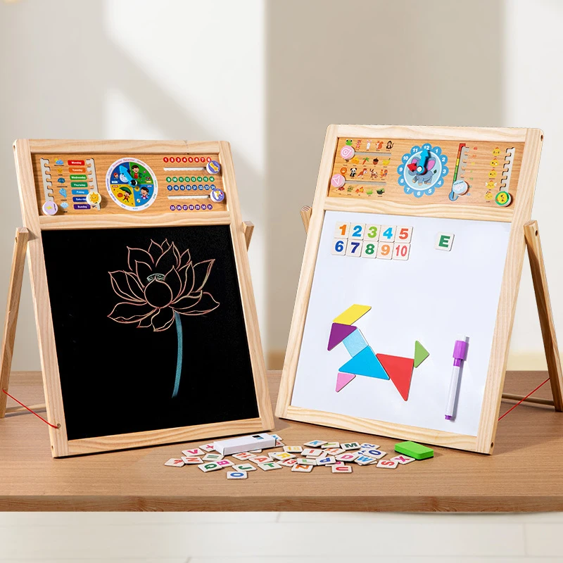 Kids Magnetic Double Sided Dra - Kids Art Easel 评论和价格