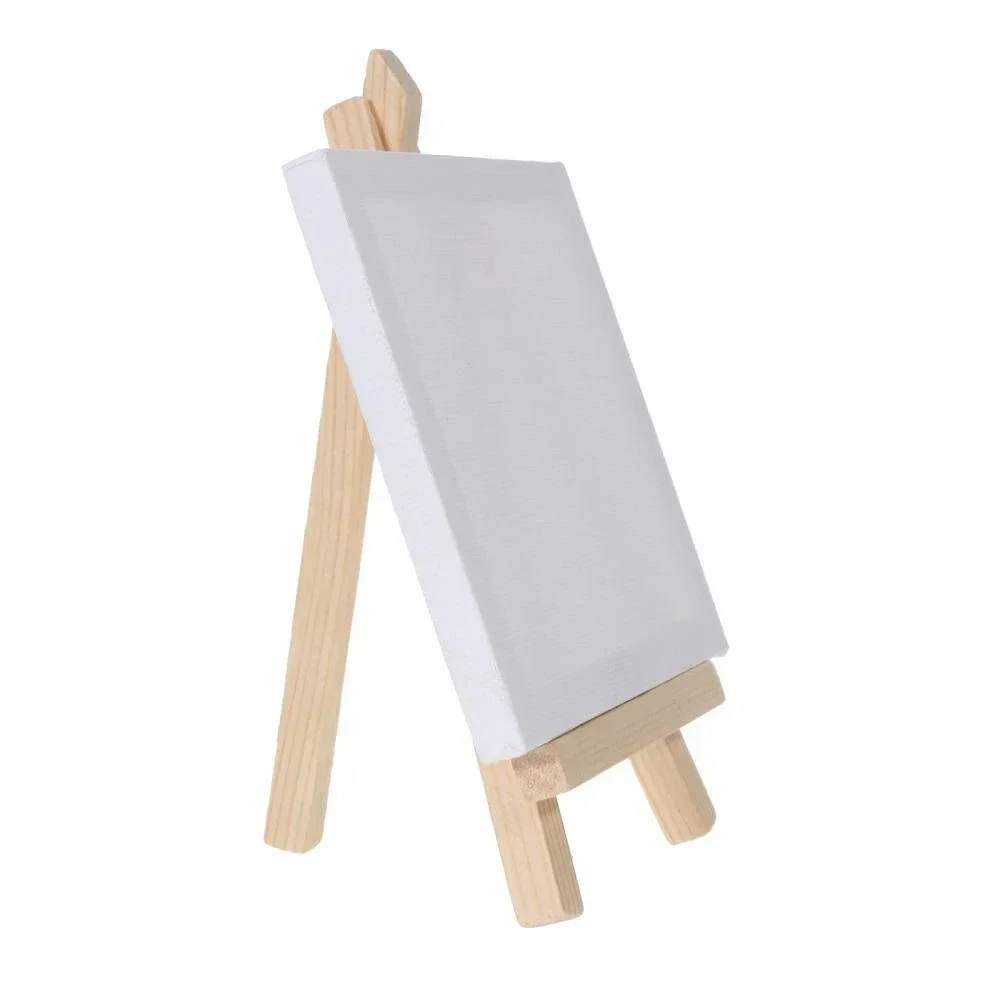 10/12pcs Mini Canvas and Easel - Kids Art Easel 评论和价格