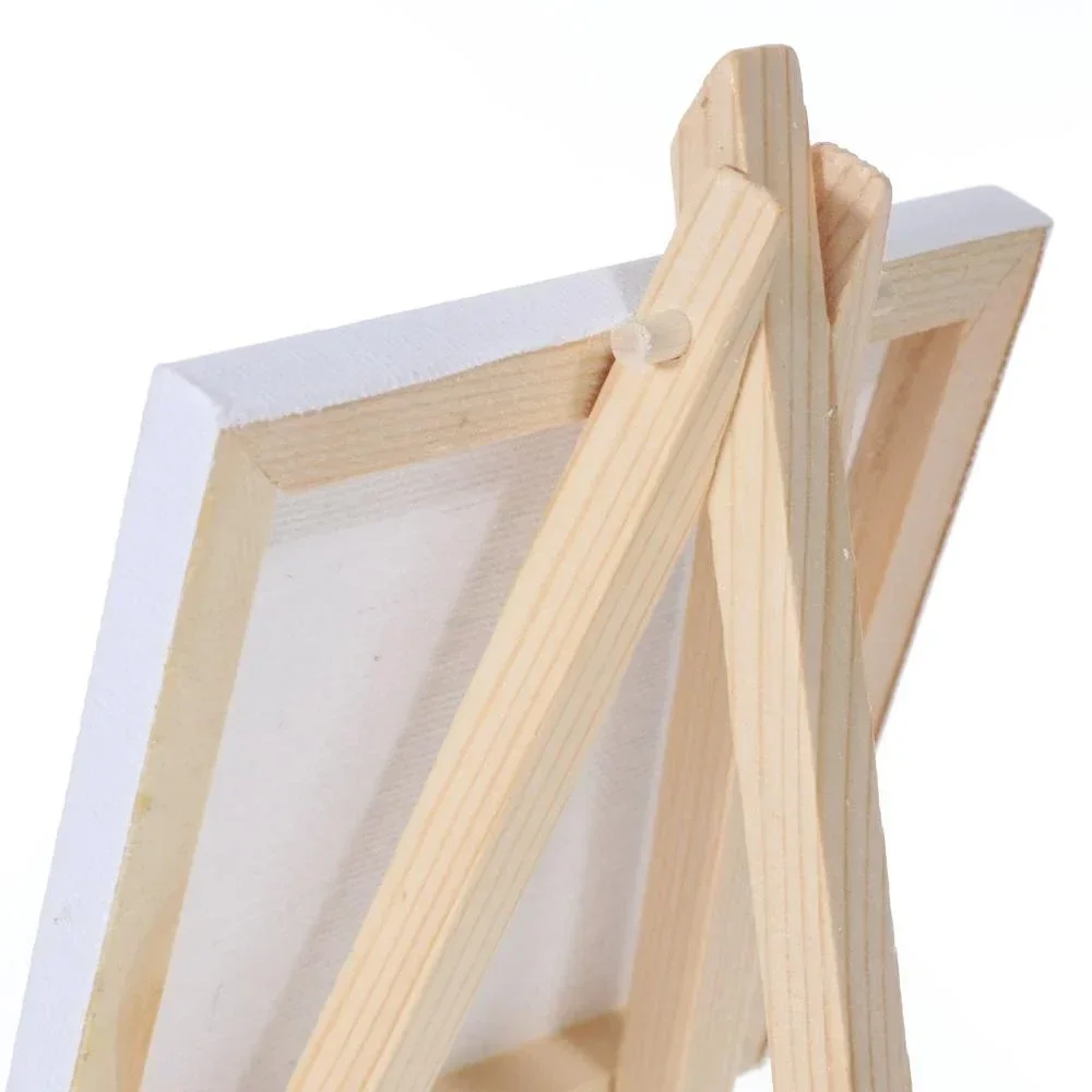 10/12pcs Mini Canvas and Easel - Kids Art Easel 评论和价格