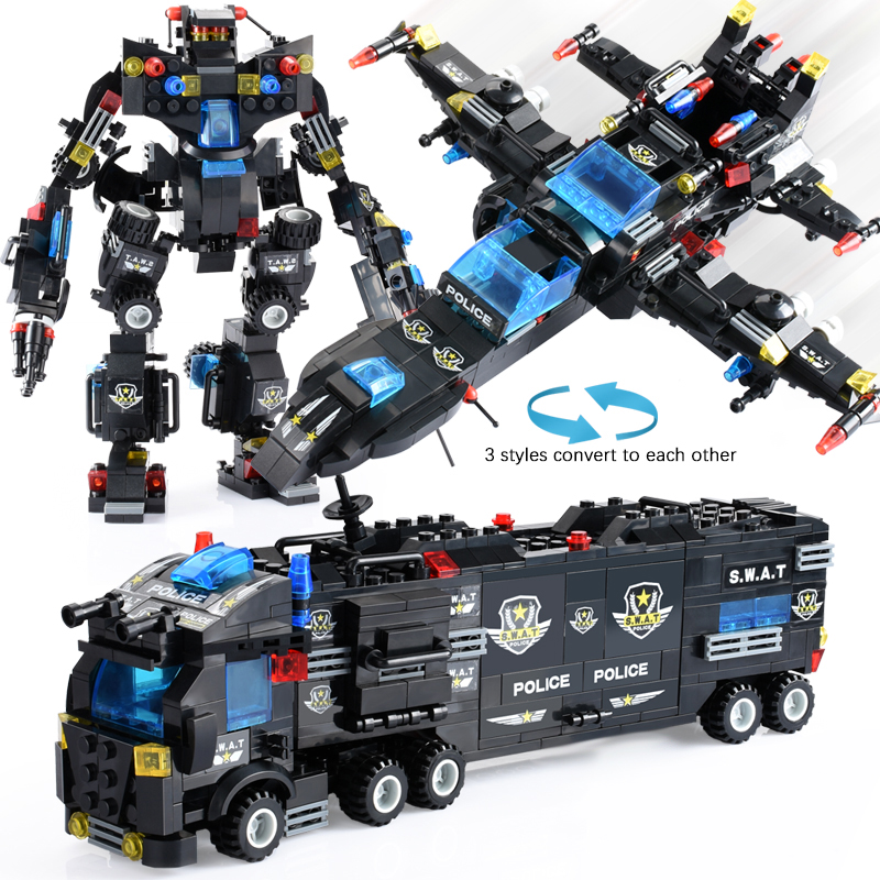 825+PCS Creative City Police B - Kids Toys Under £5 评论和价格