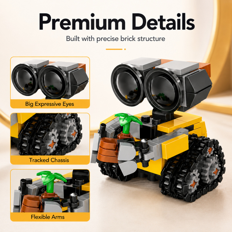 Mini Robot Building Blocks Set - Lego Set Technic 评论和价格