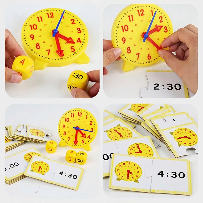 Children Montessori Clock Educ - Kid Toys Ads 评论和价格