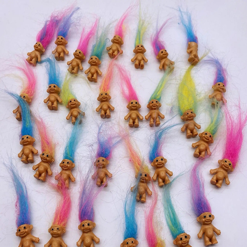 5/10pcs mini long hair clown d - Kids Toys Under £5 评论和价格