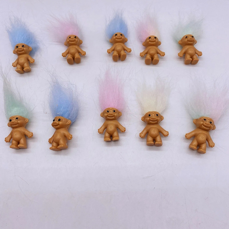 5/10pcs mini long hair clown d - Kids Toys Under £5 评论和价格