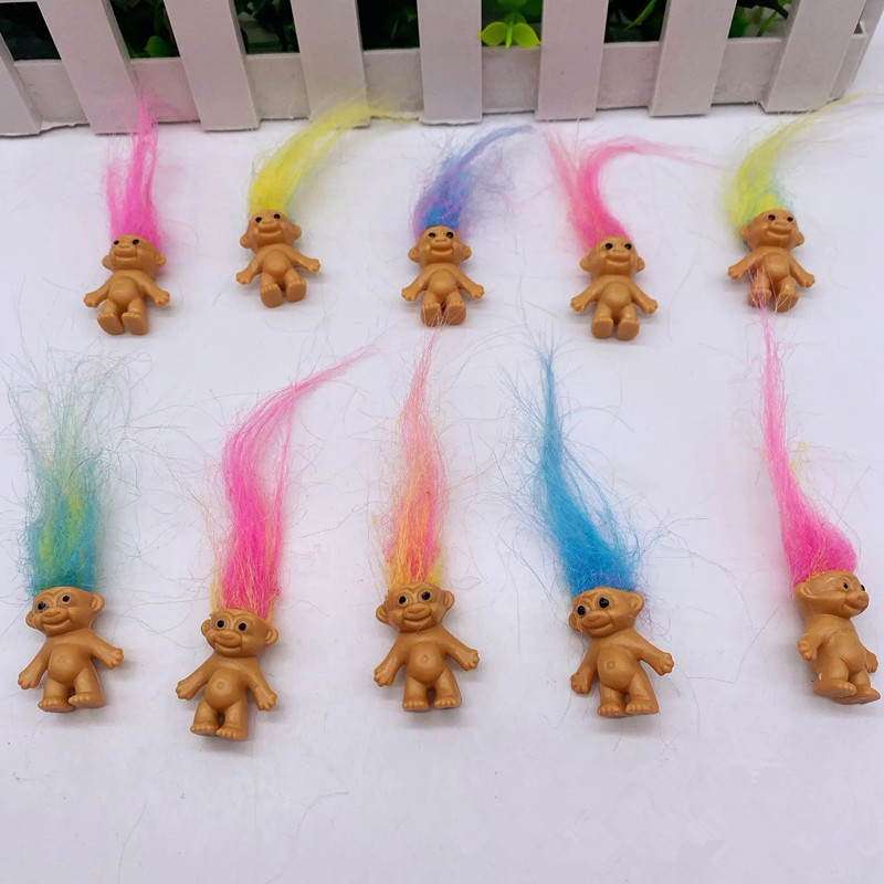 5/10pcs mini long hair clown d - Kids Toys Under £5 评论和价格
