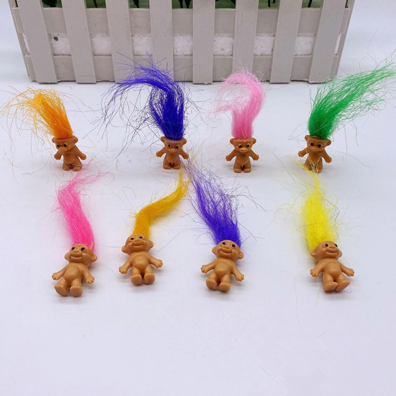 5/10pcs mini long hair clown d - Kids Toys Under £5 评论和价格