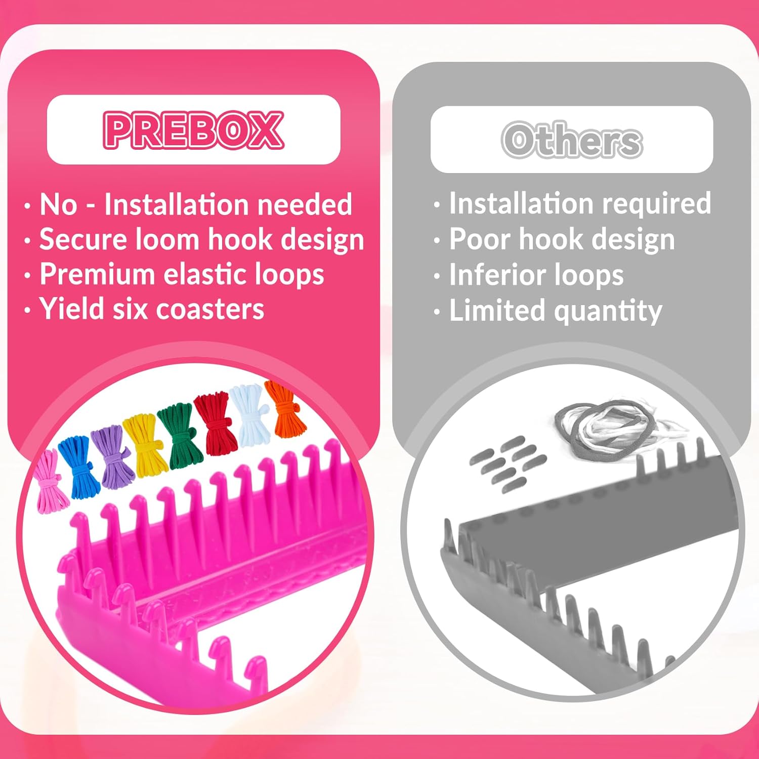 Weaving Loom Kit Toys, DIY Art - Kids Toys Under £5 评论和价格