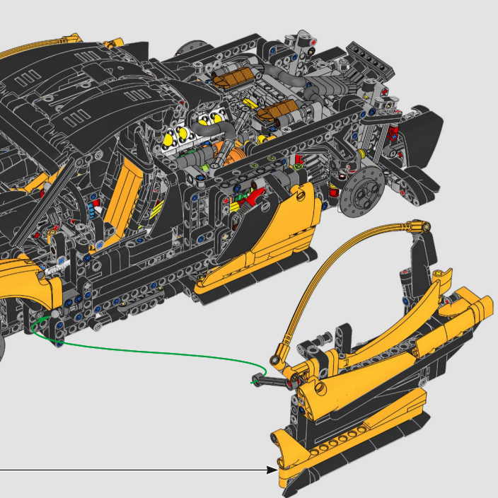 Yellow Assembled Sports Car 1: - Lego Set Technic 评论和价格