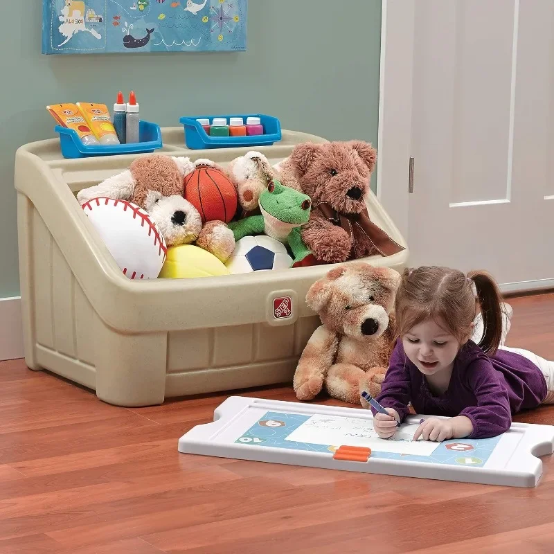 Furniture 2-in-1 Toy Box and E - Kids Art Easel 评论和价格