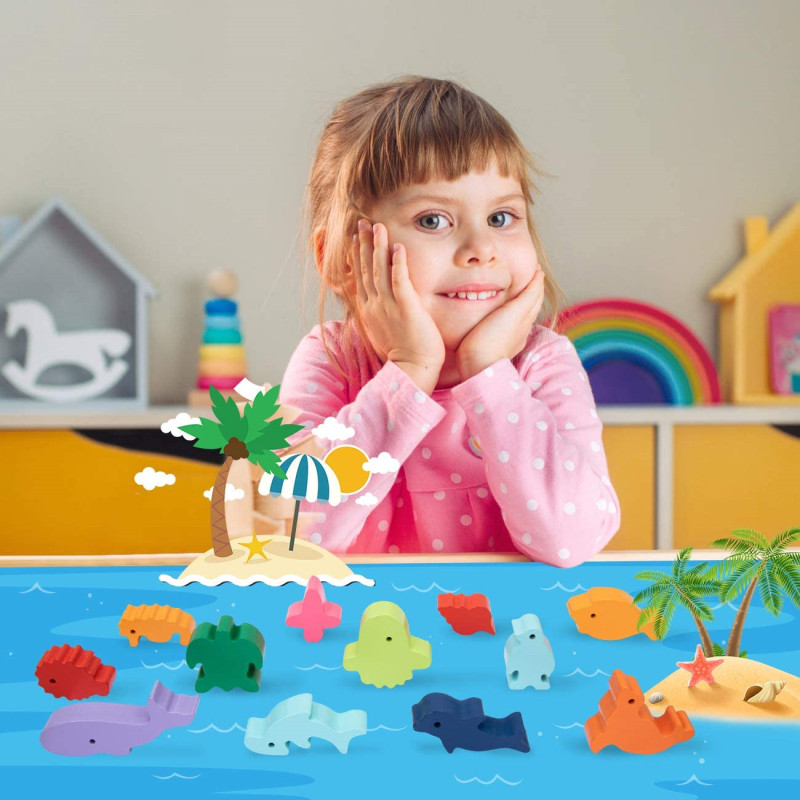 New Children Montessori Wooden - Kids Toys Videos 评论和价格