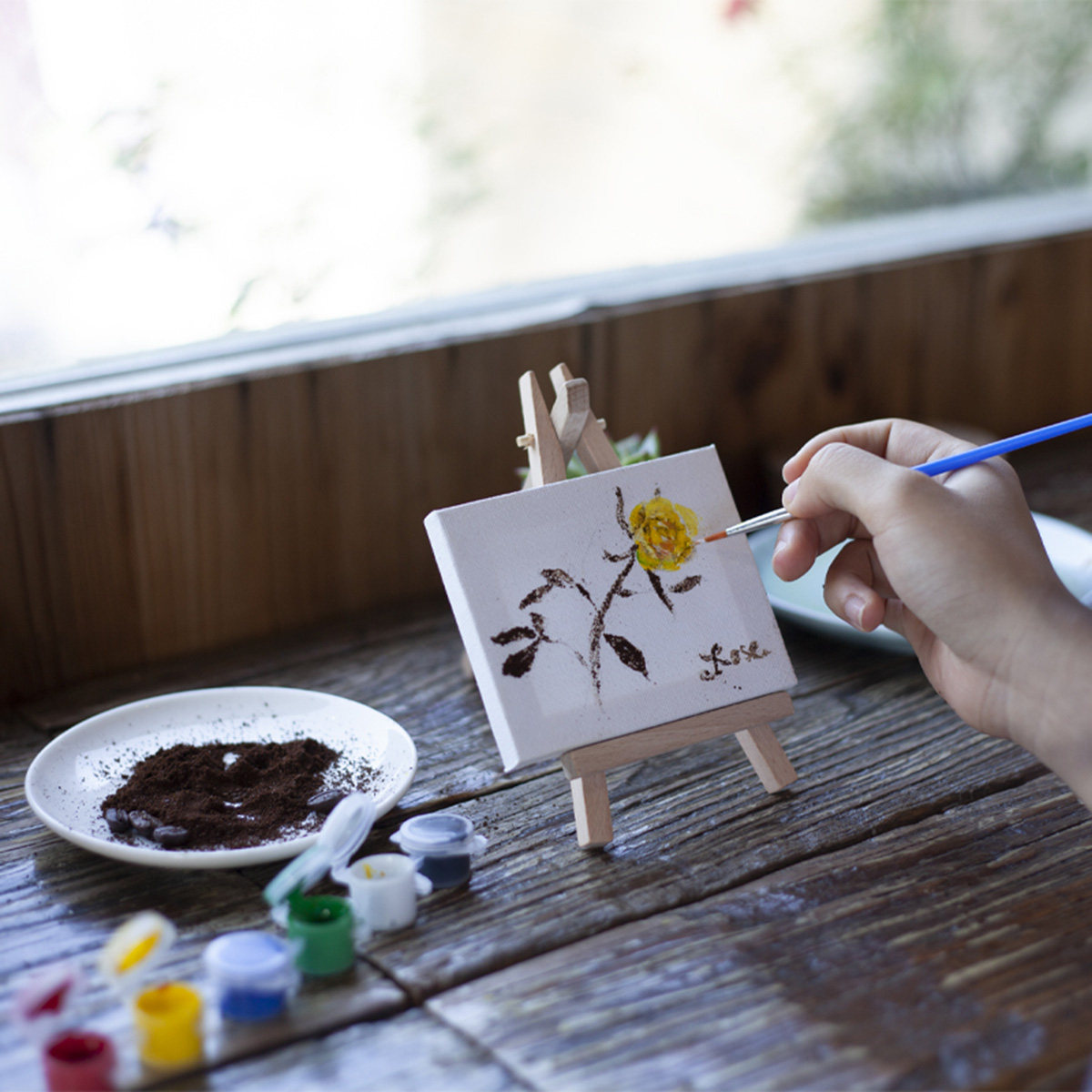 10Pcs Mini Wooden Easel with T - Kids Art Easel 评论和价格
