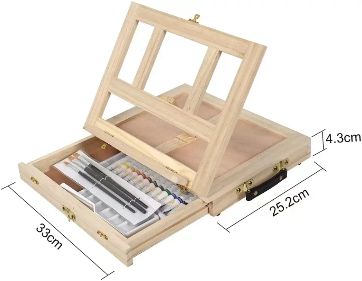 Portable Wooden Table Easel fo - Kids Art Easel 评论和价格