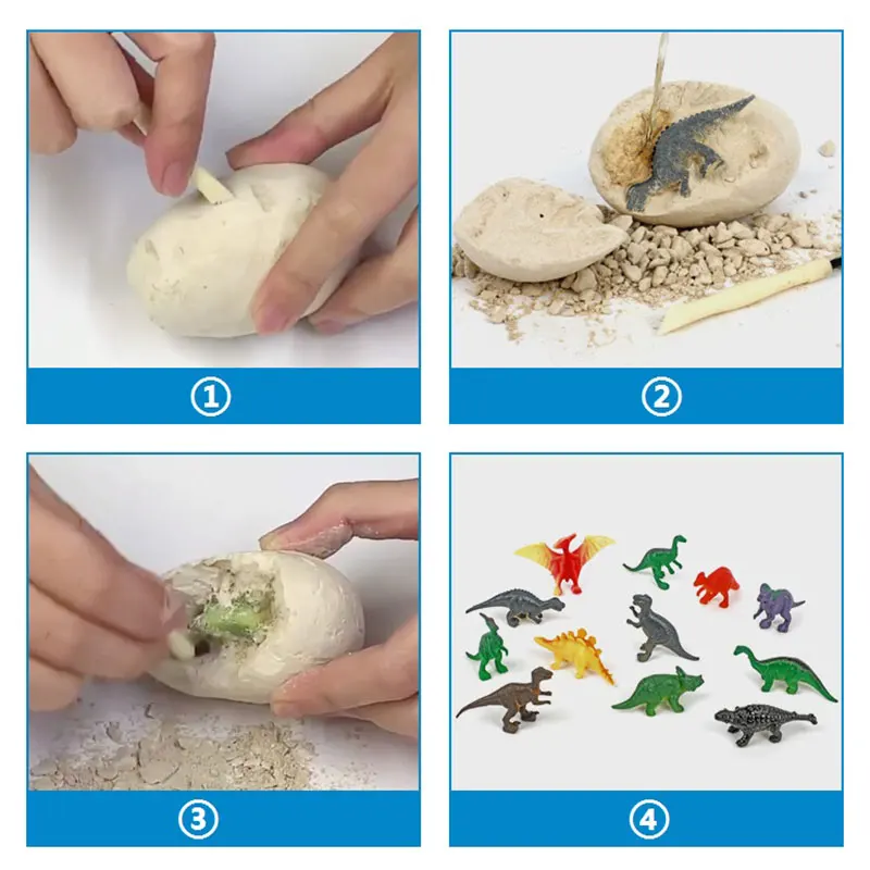 12PCS Archeological Dinosaur E - Kids Toys Videos 评论和价格