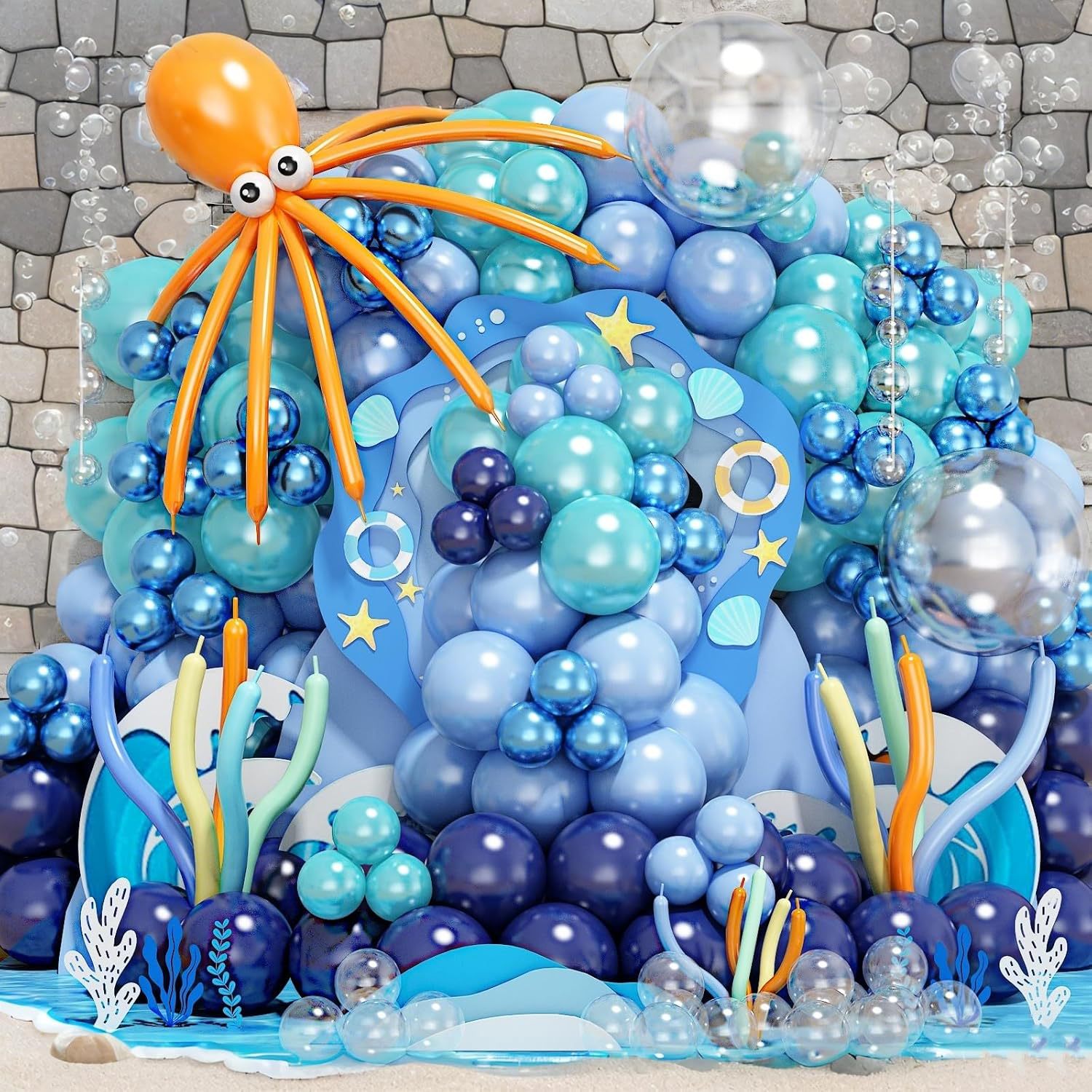 Ocean Theme Balloon Arch Set U - Water Balloon Set 评论和价格