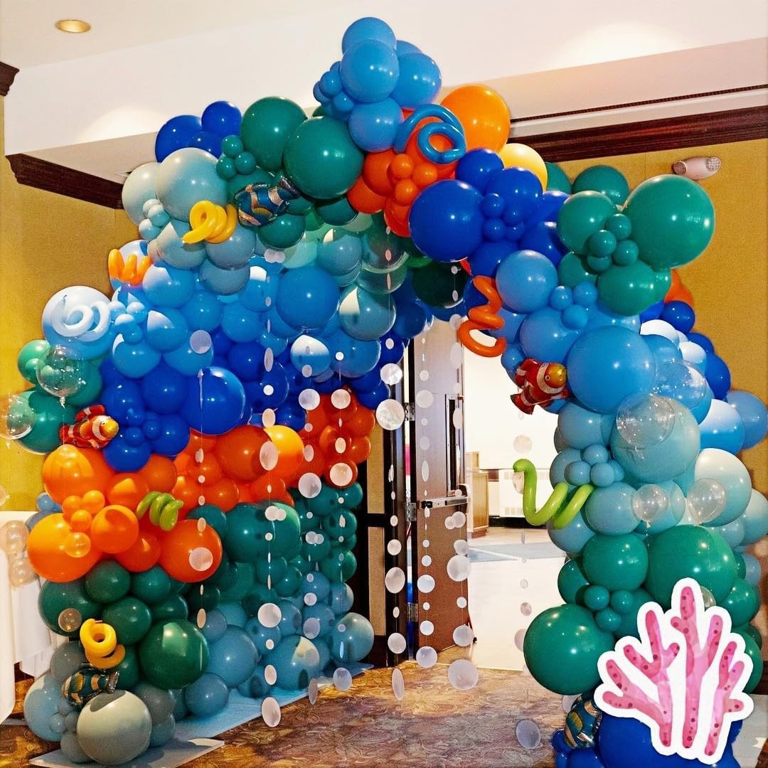 Ocean Theme Balloon Arch Set U - Water Balloon Set 评论和价格