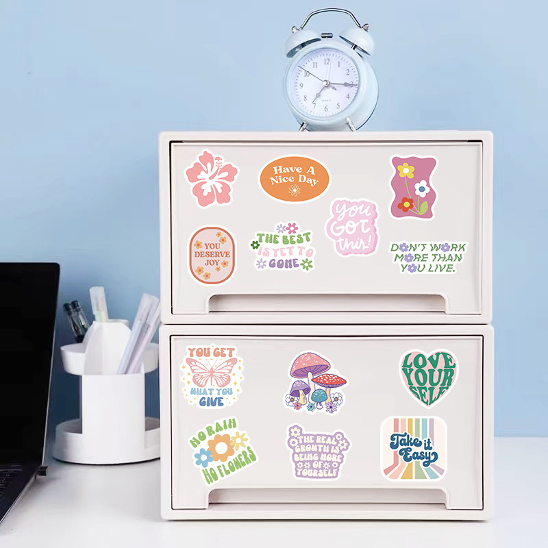 100PCS Danish Pastel Aesthetic - Kids Toys Quotes 评论和价格