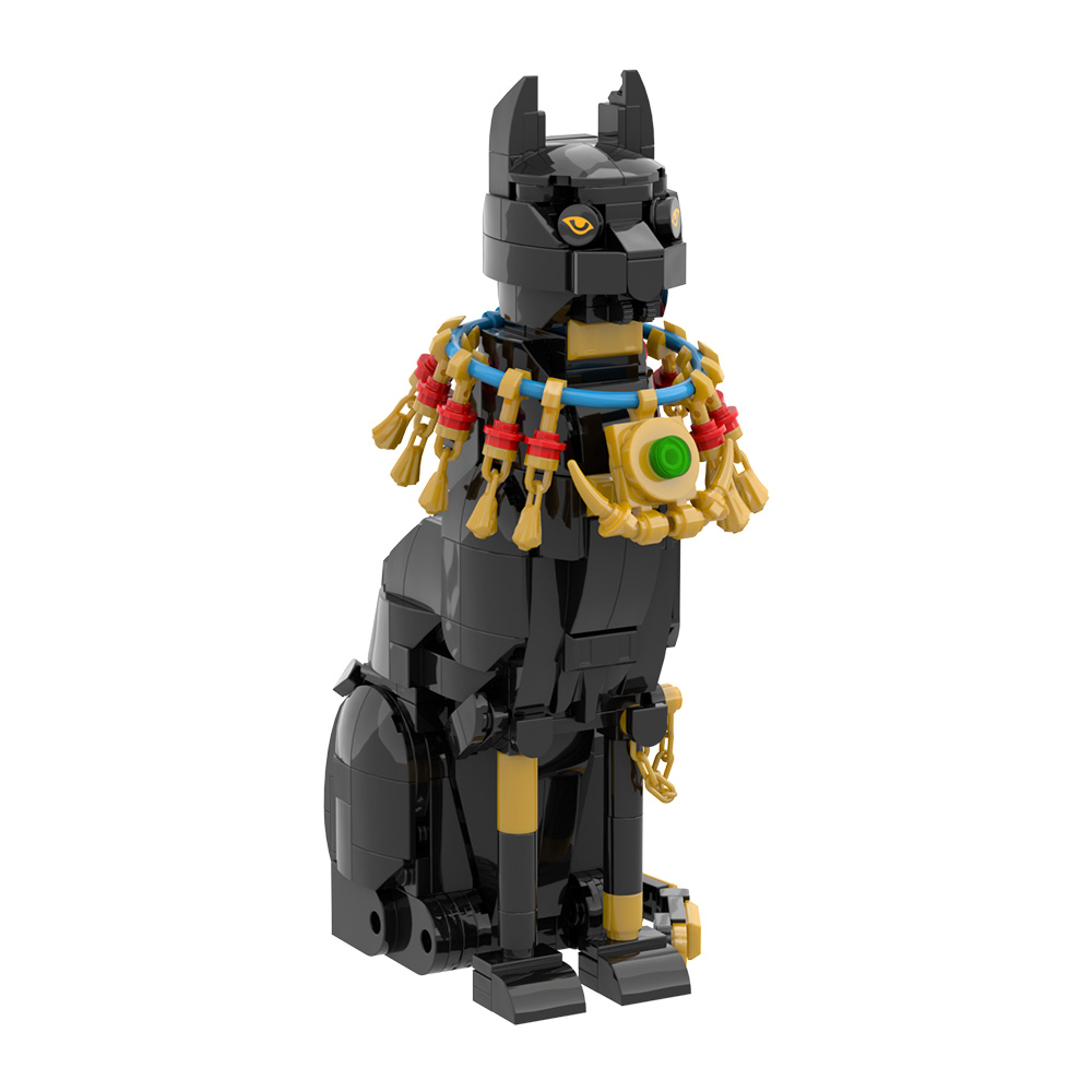 MOC Egypt Cat Building Blocks  - Kids Toys Egypt 评论和价格