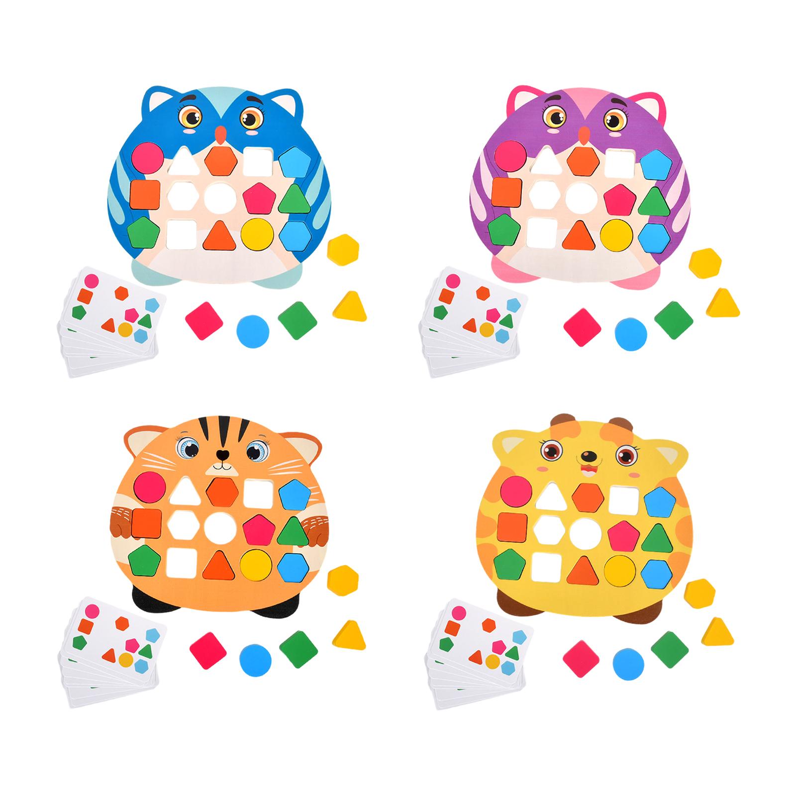 Shape Matching Game Activity T - Kids Toys Under £5 评论和价格