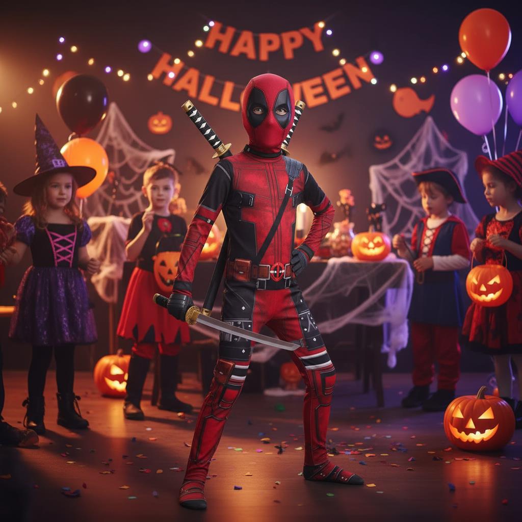 3-12Y Kids Deadpool Costume wi - Kids Toys Bag 评论和价格