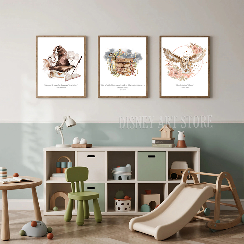 Harry Potter Film Posters Wiza - Kids Toys Quotes 评论和价格