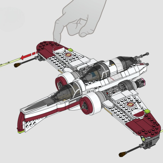 Space Combat Aircraft Model Bu - Lego Set Technic 评论和价格