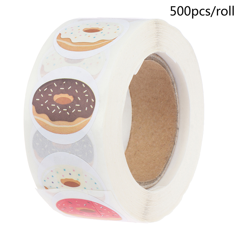 500pcs/roll Donuts Thank You S - Kids Toys Packaging 评论和价格