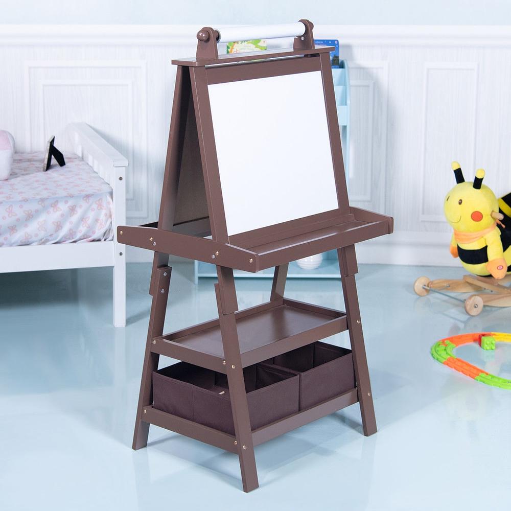 Kids Standing Art Easel With 2 - Kids Art Easel 评论和价格