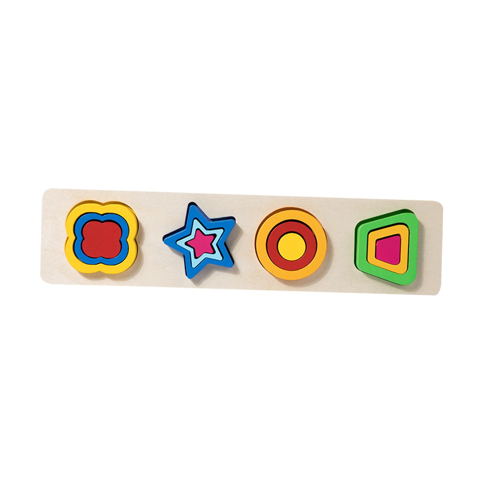 Wooden Color Shape Sorting Toy - Kids Toys Under £5 评论和价格