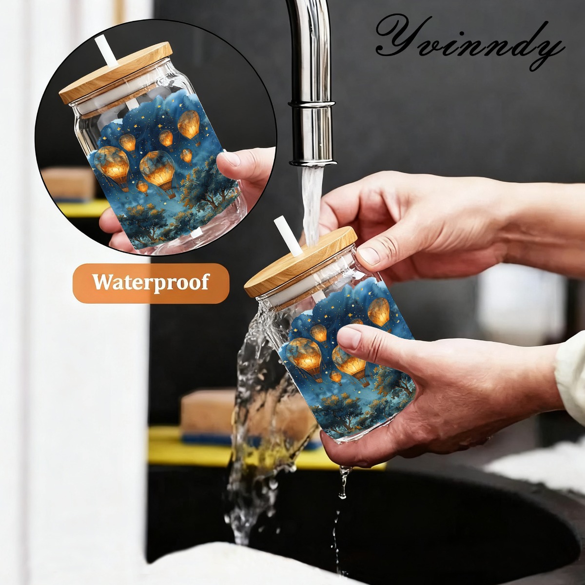 5PCS/Set Of 16OZ UV DTF DIY Tr - Water Balloon Set 评论和价格