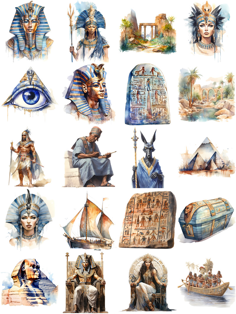 Ancient Egypt Stickers Crafts  - Kids Toys Egypt 评论和价格