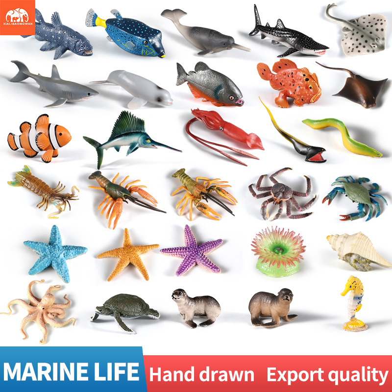 Sea Life Animal Action Figures - Kids Toys Packaging 评论和价格