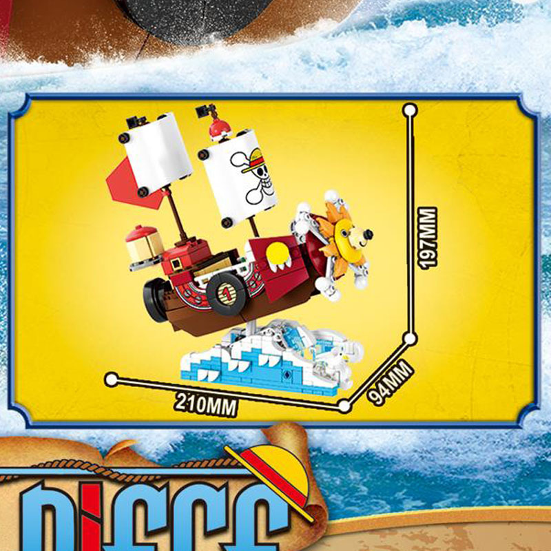 In Stock One Piece Pirate Ship - Lego Set Technic 评论和价格