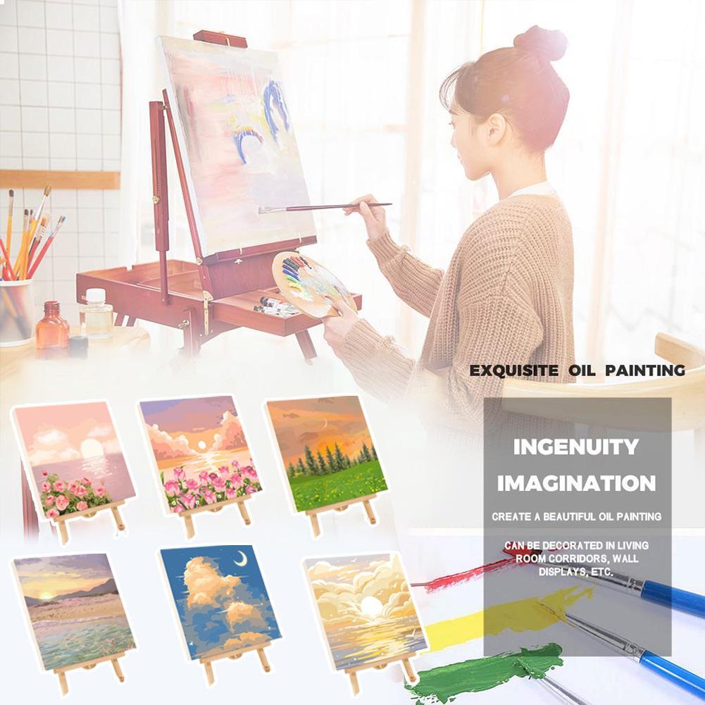 DIY Paint by Numbers Kit for A - Kids Art Easel 评论和价格